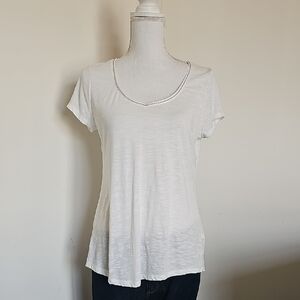 WHBM White Women's Top